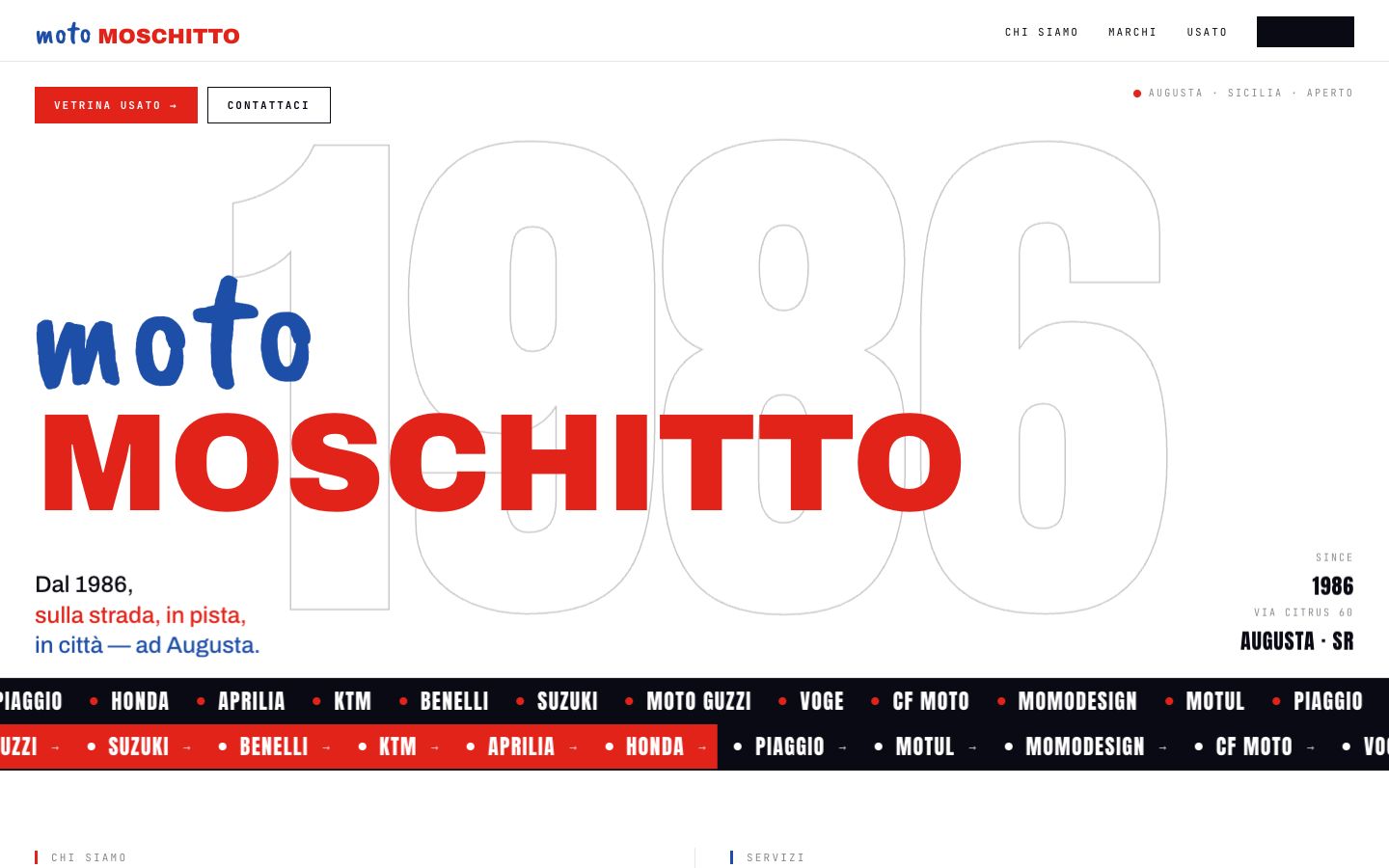 Moto Moschitto client website preview
